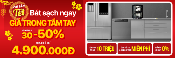 cate Sale tết máy rửa bát