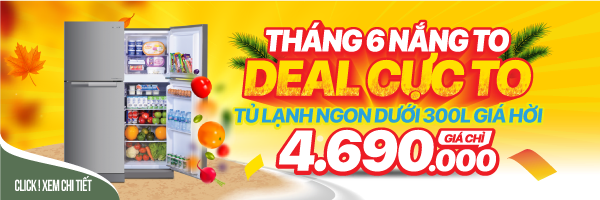cate tủ lạnh hè rực rỡ