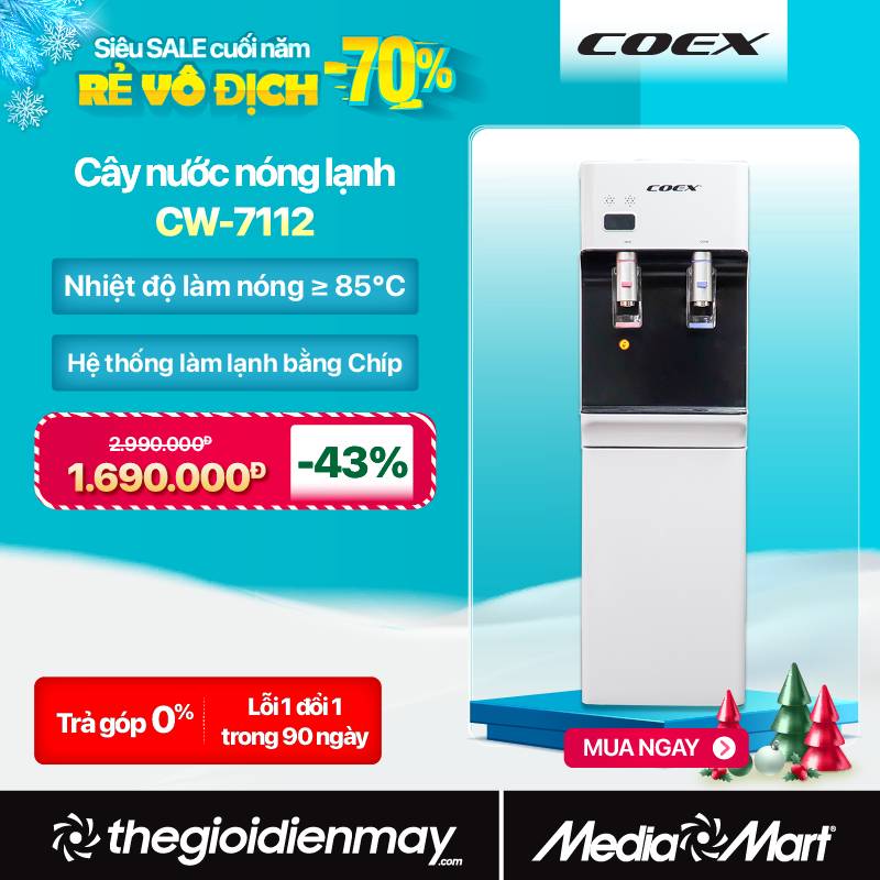 Cây nước nóng lạnh Coex CW-7112