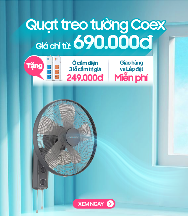 Coex - Quạt treo tường