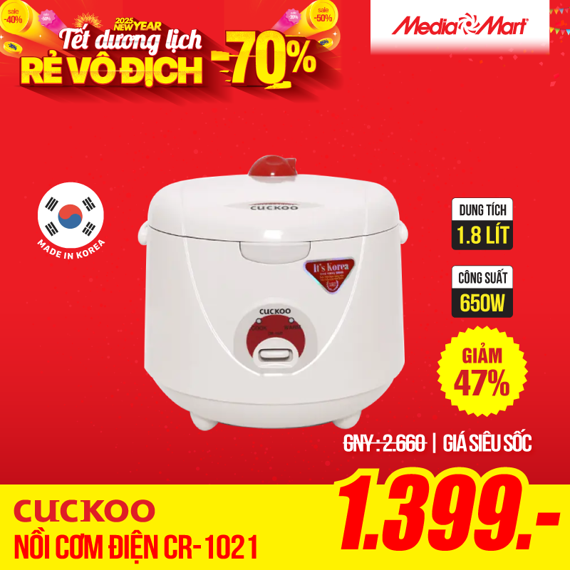 CR-1021 sale đột phá