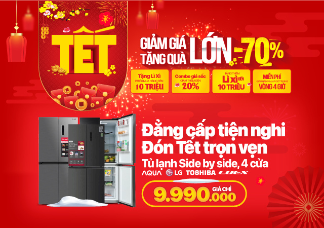 Đẳng cấp tiện nghi - Đón tết trọn vẹn giá chỉ từ 9.990.000đ (Click ngay)