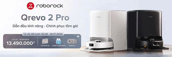 Đặt trước Robot hút bụi Qrevo 2 Pro