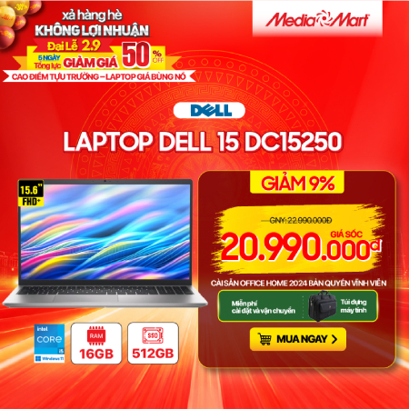 DELL 15 DC15250 DC15250-i5U165W11SLU-27