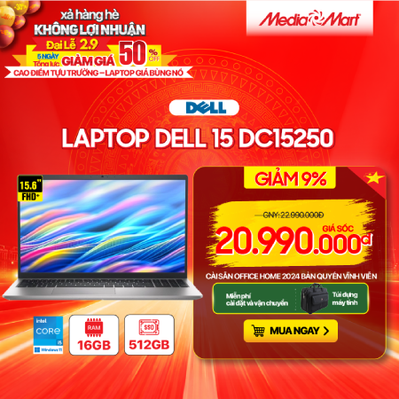 DELL 15 DC15250 DC15250-i5U165W11SLU-27