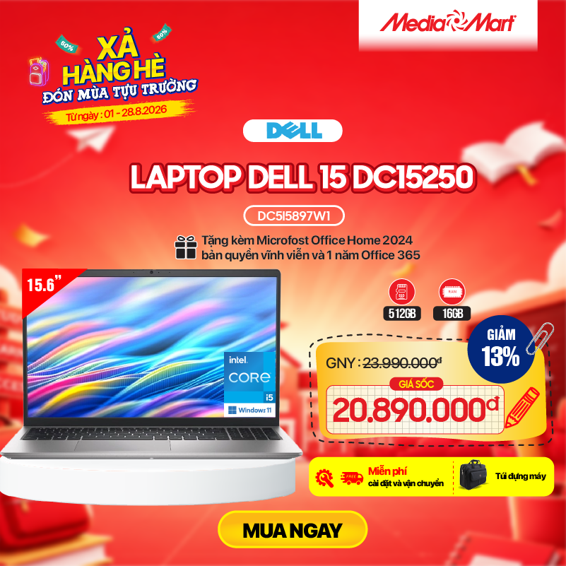 Dell 15 DC15250 DC5I5897W1