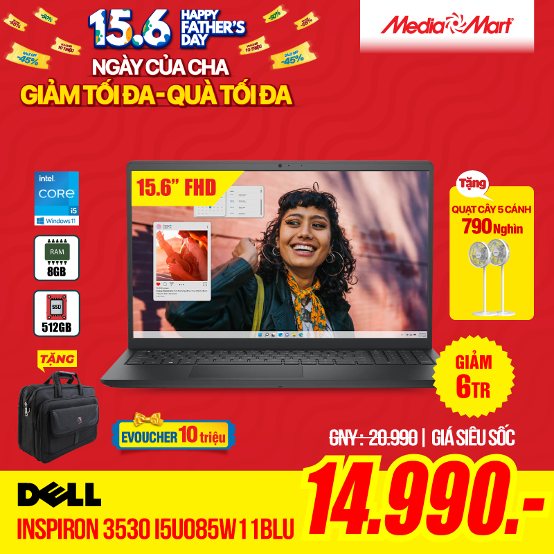 Dell Inspiron 3530 i5U085W11BLU