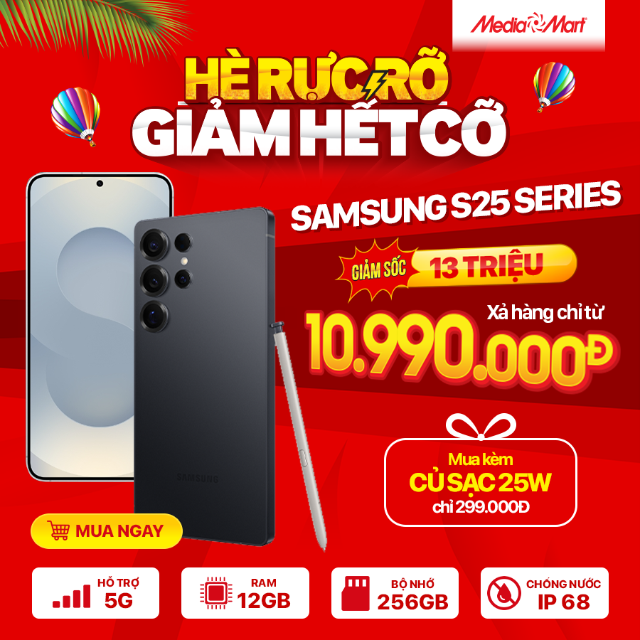 Điện thoại Samsung Galaxy S25 S931B 5G (12+256G) Xanh Dương