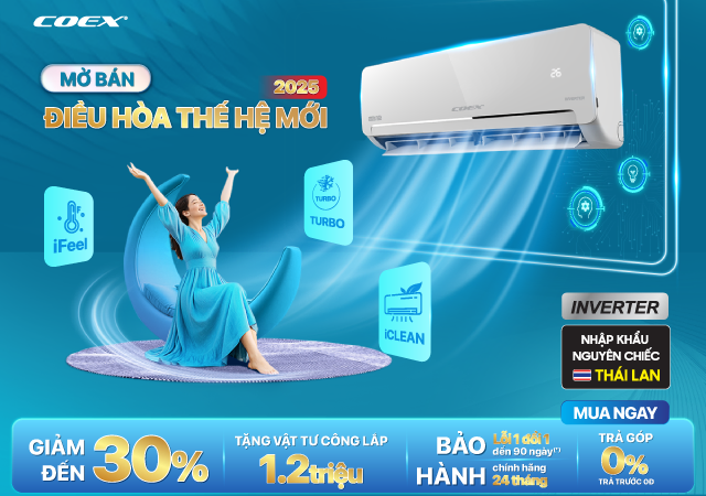 Điều hòa Coex - Mở bán