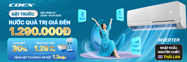 Điều hòa Coex đặt trước
