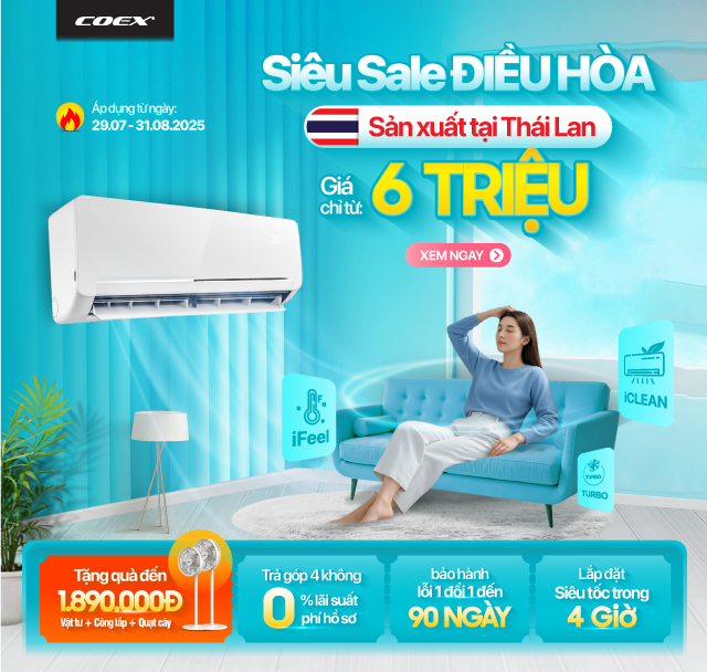 Điều hòa Coex sale