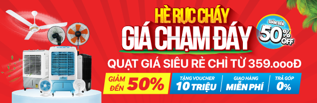 Đón hè mua sớm giảm sâu quạt