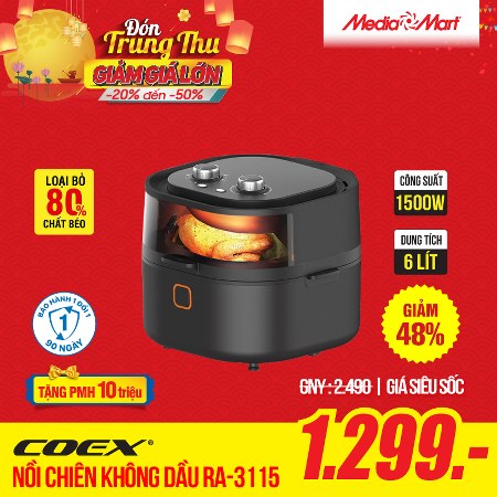 đón trung thu nồi chiên không dầu 1