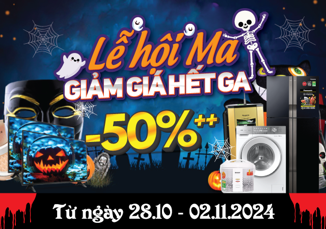 Halloween - Lễ hội Ma - Giảm giá hết ga (-50%)