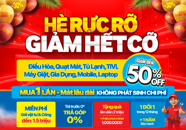 Hè rực rỡ - Giảm hết cỡ