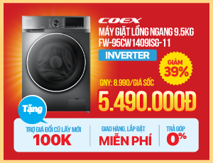 HÈ RỰC RỠ - MÁY GIẶT LỒNG NGANG GIẢM HẾT CỠ - 50%