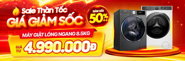 HÈ RỰC RỠ - MÁY GIẶT LỒNG NGANG GIẢM HẾT CỠ - 50%