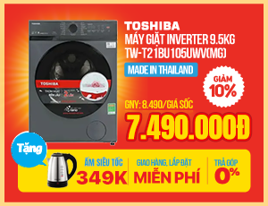 HÈ RỰC RỠ - MÁY GIẶT LỒNG NGANG GIẢM HẾT CỠ - 50%
