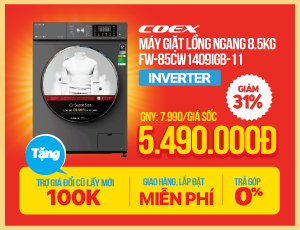 HÈ RỰC RỠ - MÁY GIẶT LỒNG NGANG GIẢM HẾT CỠ - 50%