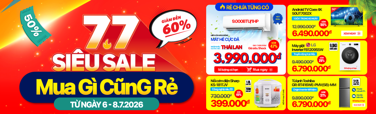 Home Slide - 7.7 Siêu Sale