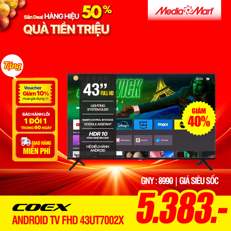 Hot - Cate TV - Săn Deal - 43UT7002X