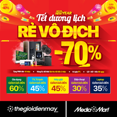 Hot - Tết Dương Lịch - Rẻ Vô Địch (-70%)