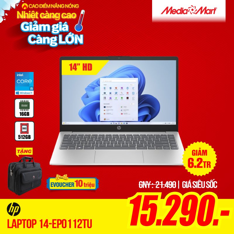 HP 14-ep0112TU 8C5L1PA BẠC