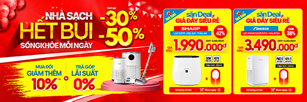 Hút bụi, lọc khí Sale