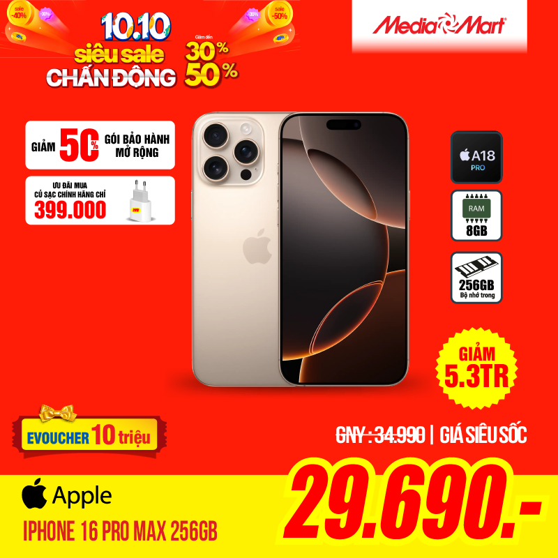iphone 16 pro max 256