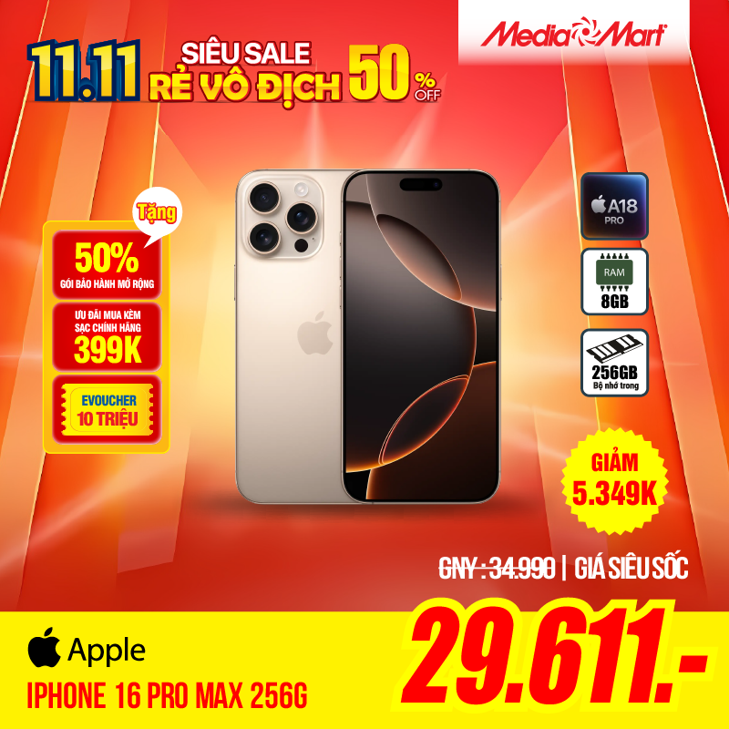 iphone 16 pro max 256