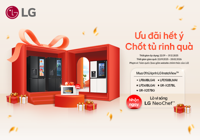 KM Tủ lạnh LG T9