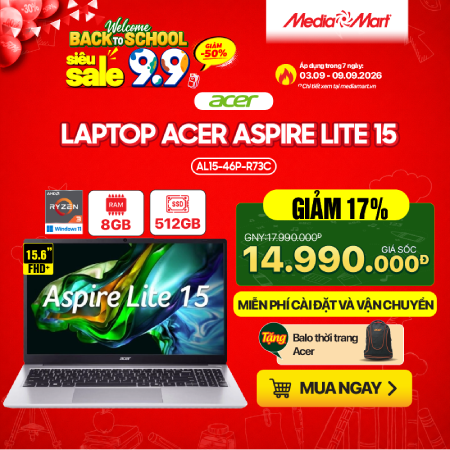 Laptop Acer Aspire Lite 15 AL15-46P-R73C /R3-5400U/8GB/512GB/15.6FHD/Win11