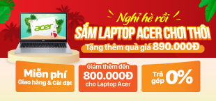 Laptop Acer sale tháng 5.2025