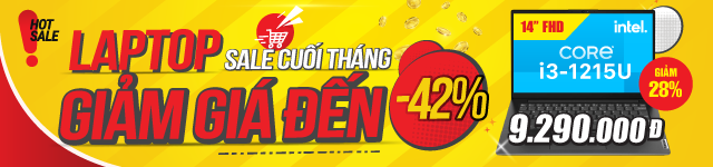 Laptop Sale cuối tháng