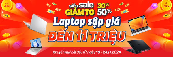 Laptop Siêu Sale Giảm To -50%