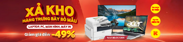 Laptop Xả Hàng Không Lợi Nhuận -38%