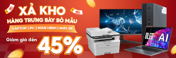 Laptop xả kho hàng bày mẫu