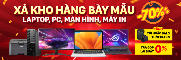 Laptop xả kho hàng bày mẫu