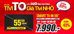 Lên đời Tivi To giá TV nhỏ
