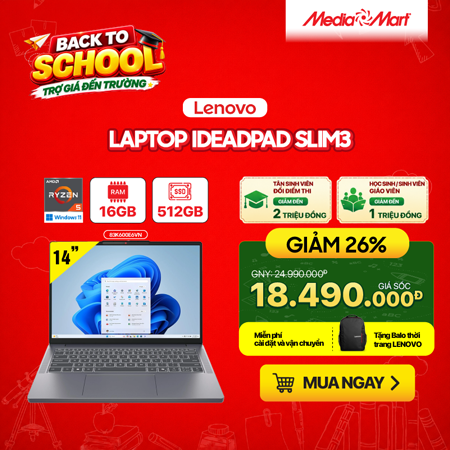 Lenovo IdeaPad Slim 3 14ARP10 83K600E6VN
