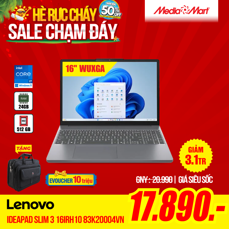 LENOVO IdeaPad Slim 3 16IRH10 83K20004VN