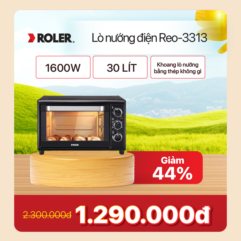 Lò nướng điện Roler Reo-3313