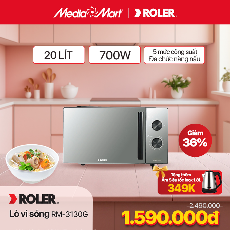 Lò vi sóng 20 Lít Roler RM-3130G