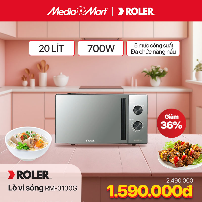 Lò vi sóng 20 Lít Roler RM-3130G
