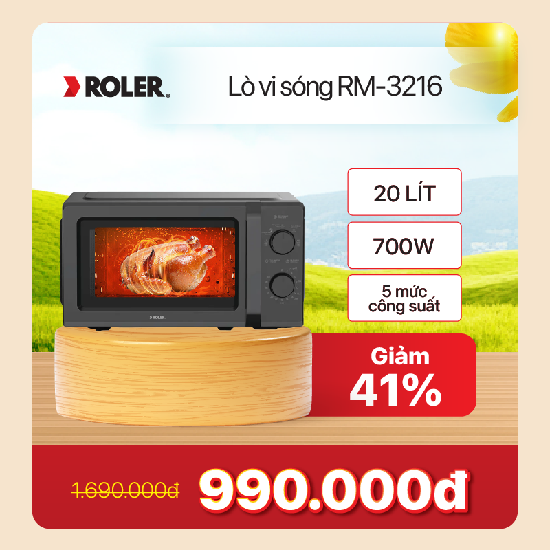 Lò vi sóng 20 lít Roler RM-3216