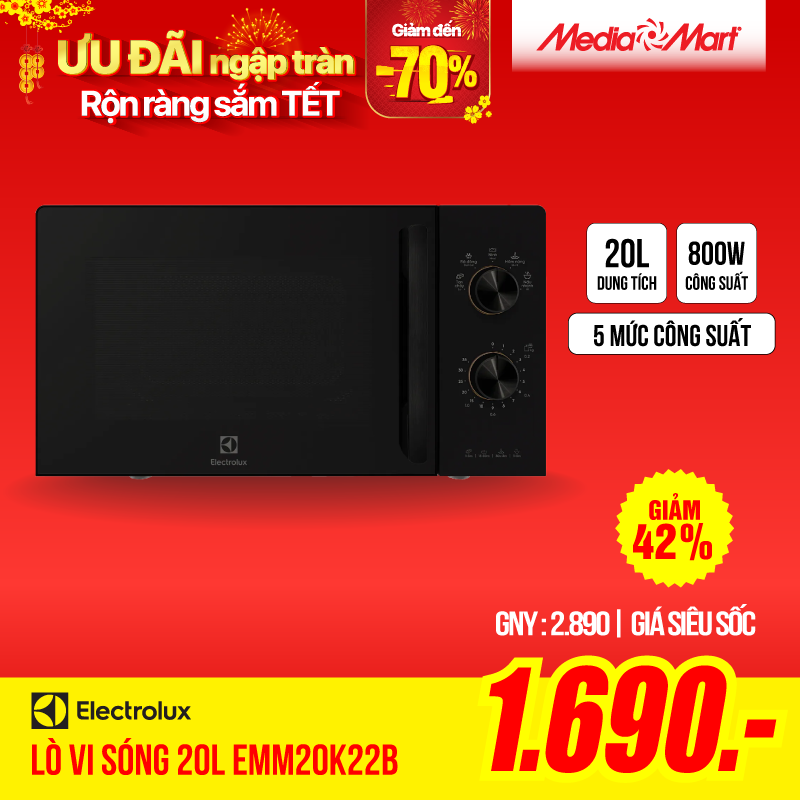 Lò vi sóng 20L Electrolux EMM20K22B