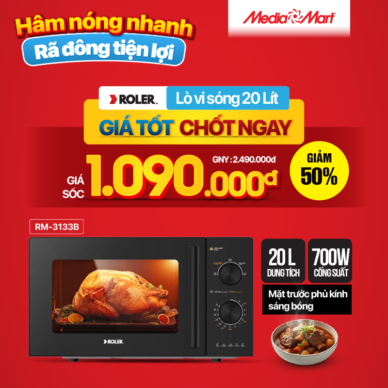 Lò vi sóng 20L Roler RM-3133B