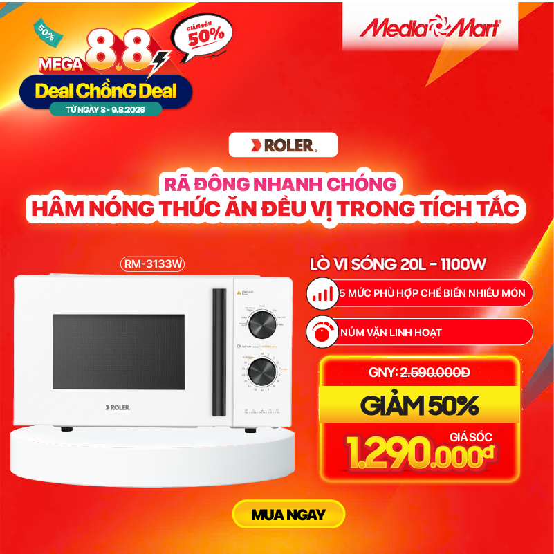 Lò vi sóng 20L Roler RM-3133W