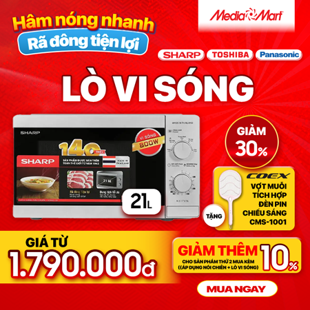Lò vi sóng 21L Sharp R-211TV-SL-Thailand