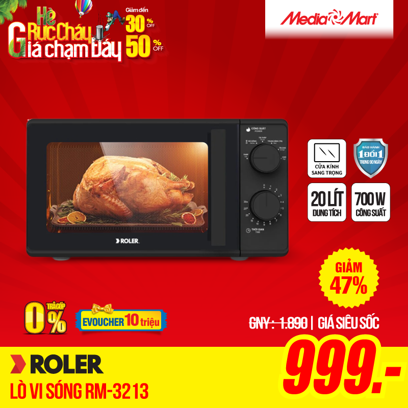 Lò vi sóng cơ 20L Roler RM-3213